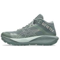 ASICS GEL TRABUCO Wear resistant And Waterproof Mid top Trail Running Shoes Men's Gray Green Sneakers 1011C085-400 42