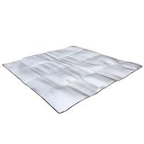 Water Resistant Camping Mat Picnic Blanket Aluminum Insulation Foam Foil Mat Moisture-proof Mattress Crawling Mat Tent Sleeping Pad 100cm x 200cm