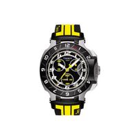 Tissot Lenktynių kolekcija Kvarcinis mechanizmas 100m atsparumas vandeniui Vyriškas laikrodis 50,26 mm Juodas ciferblatas Nerūdijančio plieno korpusas T048.417.27.057.13 Black Dial Black Strap