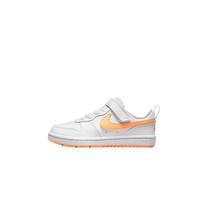 Nike Court Borough Low Recraft Kids White Orange Shoes DV5457-119 28 white