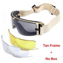 X800 Military Tactical Glasses Wind and UV Protection Sun Eyewear Army Hunting Air Gun Color Bullet Shooting Goggles Glasses Li Practical Use