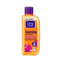 Clean & Clear Foaming Face Wash for Oily Skin Oil Control Gentle Daily Facial Cleanser 100 ml Pack of 1 Skincare orange