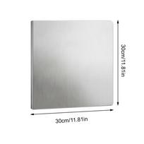 Stainless Steel Kitchen Cutting Board Non-Slip Easy Clean Metal Cutting Board For Home Restaurant Counter Meal Prep Food Meat white