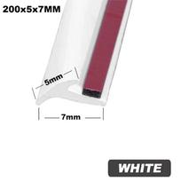 2-5m Rubber Car Seals Edge Sealing Strips Seal Strip Trim For Car Front Rear Bumper Side Skirt Weatherstrip Rubber Window Seal