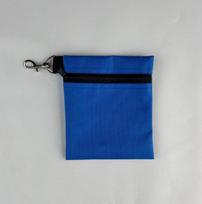 Portable Durable Golf Ball Zipper Storage Bag for Accessories mėlyna