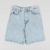 FlowStreet Summer Skateboard Denim Shorts Patchwork Embroidery Loose Jeans Wide Leg Pants Hip-Hop Rock Street New Pants S