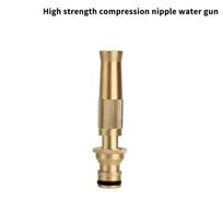 Spray Nozzle Water Gun High Pressure Direct Spray Sprinkler Quick Connector Hose Adjustable Pressure Washer Garden Sprinkler beige