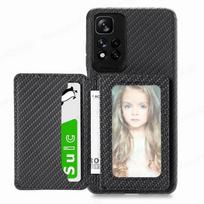 For Xiaomi 12T 11T Pro Magnetic Flip Fiber Leather Case For Xiaomi Mi 14T Pro 13 Pro 13T Wallet Card Holder Shockproof Cover For Mi 14T black
