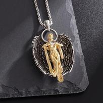 Archangel Saint Gabriel Holy Order Guardian Angel Protection Sacrament Men Women Pendant Necklace
