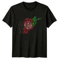Afghanistan Flag Map Geometric T-Shirt Afghan Heritage Gift For Him And Her XXXL