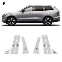 TPU Paint Protective Film for Volvo EX90 2025 Headlight, Rearview Mirror, B Pillars - Anti-Scratch Clear Protection Clear B Pillars film juoda