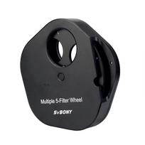 SVBONY SV133 5-Position Astrophotography Filter Wheel Holder (1.25 ) 1.25 inch black