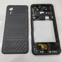 Telefono korpuso vidurinio rėmo ir baterijos galinio dangtelio keičiamos dalys, skirta Samsung Galaxy XCover7 SM-G556B G556 Back Cover