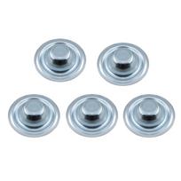 5 vnt. Atsparūs oro sąlygoms Metalinių stogo varžtų dangteliai Dangteliai Cinkuoto plieno varžtų dangtelis „Pasidaryk pats“ Namų tobulinimas 5PCS gray