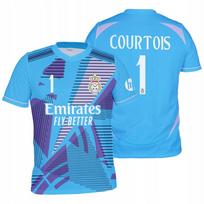 COURTOIS Real Vaikų futbolo marškinėliai mėlyni T-SHIRT Sportiniai COURTOIS Real 134 Vaikų futbolo marškinėliai mėlyni T-SHIRT Sportiniai