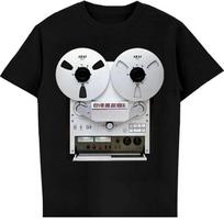 Akai Teac Vintage Reel To Reel Tape Recorderunisexs Classic T Shirt Cotton Short Sleeve T Shirts For Unisex New Arrival Streetwear S įvairiaspalvis