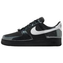 Nike Air Force 1 Synthetic Leather Cushioning Breathable Skateboard Shoes Unisex Black White IB6843-001 40.5 balta