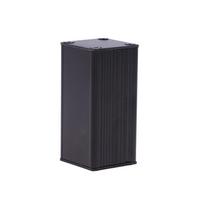 Juodas Aliuminio Korpuso Dėklas Pasidaryk pats Ekstruzinė Elektronikos Projekto Dėžutė 50X25X25Mm