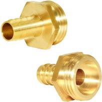 2PCS 3/8 Hose Barb to 3/4 GHT Male For Water Plumb Irrigation