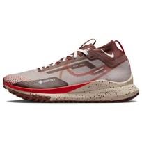 Nike React Pegasus Trail 4 Gore Tex Diffused Taupe Dark Pony Sail Picante Red Sneakers DJ7926-200 44.5 gray