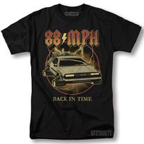 Back To The Future Shirt Delorean Classic Movie Poster Graphic Design T-Shirt M