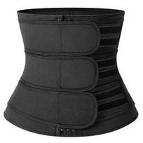 Mens Waist Trainer Corsets Fitness Trimmer Belt Slimming Body Shaper Tummy Control Sauna Sweat Girdle Workout Fat Burner Fajas S black