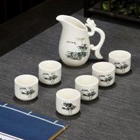 Shangqi Ceramic Dragon Wine Set