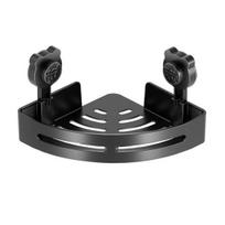 Triangle Suction Cup Corner Shelf Corner Shower Caddy No Drilling Bathroom Storage Shelf with Drain Holes for Toiletries And Kitchen Jars 1pc