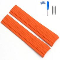 Soft Rubber Watch Band Aquanaut Fits For Patek Philippe Silicone 5164A 5167A 5168A Series Folding Buckle Watch Strap 21mm 21mm