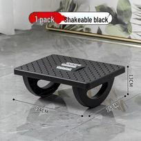 Office Footrest Anti-Slip Magic Rocking Pedal Anti-Crossed Legs juoda