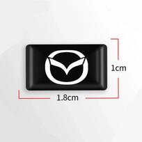 10pcs 3D Epoxy Resin Car Goods Emblem Stickers Decals Accessories for Mazda 2 3 5 6 CX5 CX9 CX7 CX4 CX3 CX30 MX5 MX3 BK NC ER GH 5Pcs