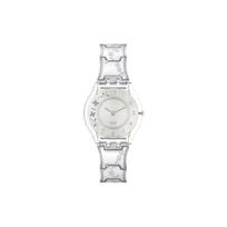 SWATCH Moteriškas 34mm Sidabrinis Laikrodis Sfk300g sfk300g Silver white