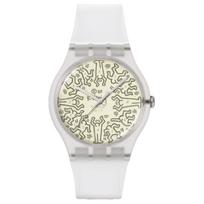 SWATCH Men 41mm Beige Watch SO29Z145 SO29Z145 Beige Watch Dial white
