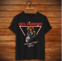 Vintage Hot August Night 70s Rock Neil Diamond Cotton Unisex Shirt S