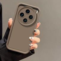 Compatible with vivo X200S/X100pro/S30: Thickened Drop-Proof Solid Color DIY Protective Phone Case X100