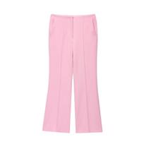 European-American Women's Sleeveless Top & Bell Bottom Pants Set with Skirt Hem. Large