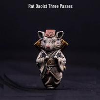 Twelve Zodiac Rat Buddha Head: DIY Taoist Carving Accessory Medium