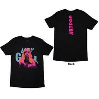 Lady Gaga Unisex T-Shirt: Artpop Cover (Back Print) (Medium) 3XL