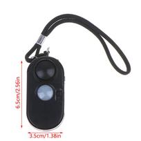 1Pc Portable Mini Motion Detector Alarm 120DB Siren SOS Flashlight LED Light Security For Travel Home Kids Safe Personal Alarm