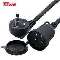 TOWE 10A to 16A Power Extension Cord Adapter 10A to 16A, 1.5mm², 0.5m