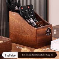 Large Walnut Remote Control Storage Rack for Study/Living Room brown