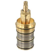 Shower Mixer Valve Brass Thermostatic Cartridge Temperature Range Built-in Thermostats Durability Safety Override Knob auksas