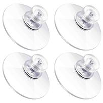 LIKENNY Strong Clear PVC Suction Cup M4 Screw Suction Cup 41mm