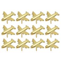 Decorative Aircraft Push Pins Metal Straight Pen Office Supplies For Cork Board School Organization Office Supplies auksas