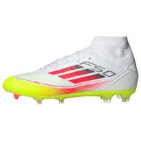 adidas F50 League Mid-Cut FG/MG Cloud White Lucid Red Solar Yellow (Wo 40.5