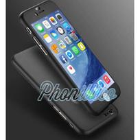 Full Black Tempered Glass Film Case compatible with iPhone 5 / 5S - Phonillico®