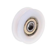 6*30*10Mm U Groove Metal Shield Nylon Pulley Wheels Roller Ball Bearings