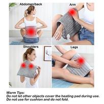 1PC Electric Heating Pad For Back Waist Pain Relief Ultra Soft Soothing Heat