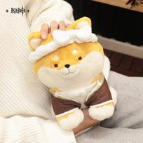 1 vnt. 22 cm žaidimo Genshin Impact Taroumaru pliušinė Shiba Inu lėlė Anime minkštas žaislas Kalėdos Vaikams Dovana beige