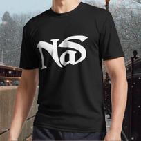 New Nas Merch Nas Logo Active T-Shirt Logo Men's T-shirt funny size S to 5XL M